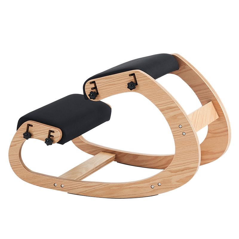 Svart polstret sete knelende kontorstol (Y-C33)