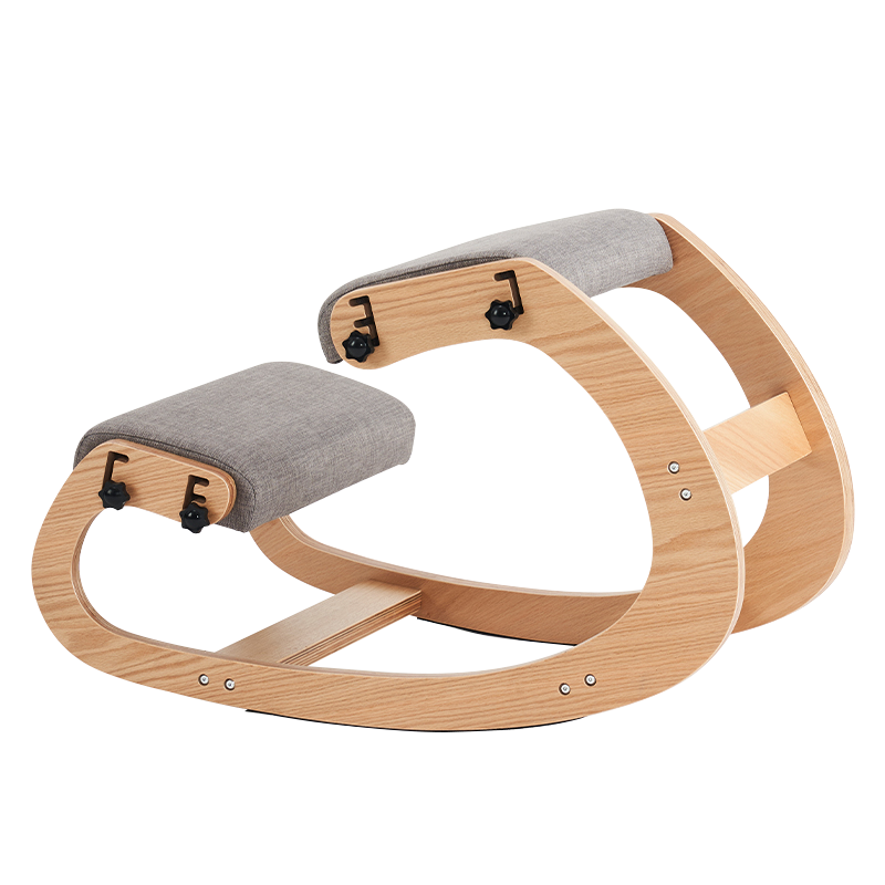 Grå polstret sete knelende kontorstol (Y-C33)