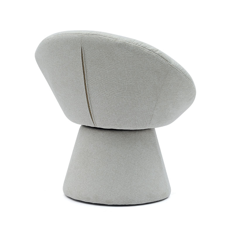 Enkel Stilig italiensk Roterende Spisestuestol Rund Base Lenestol Fritidsstol for Stue Hotel (GY-644)