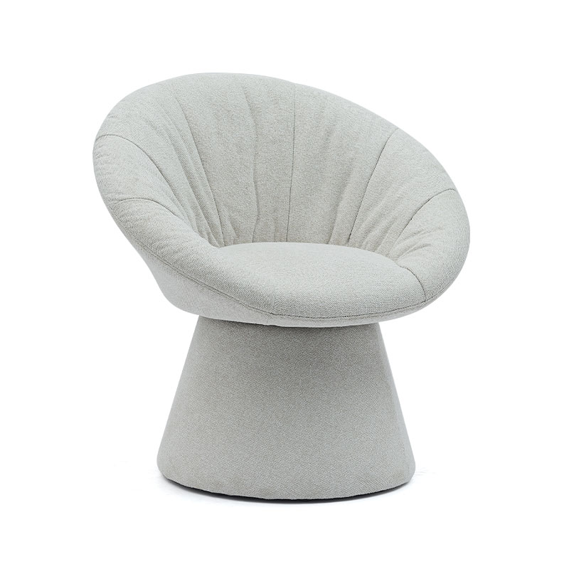 Enkel Stilig italiensk Roterende Spisestuestol Rund Base Lenestol Fritidsstol for Stue Hotel (GY-644)