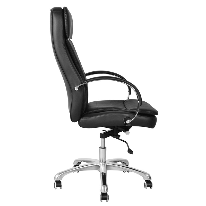 Høy rygg PU Swivel Executive kontorstol med krom armlen (M-6115)