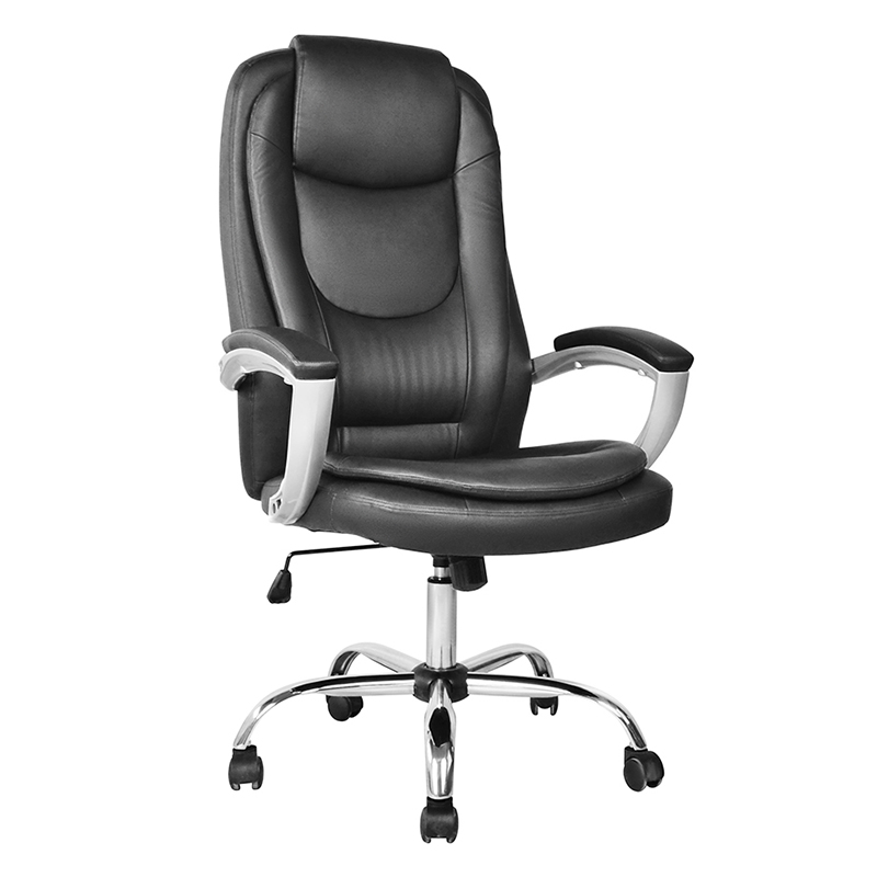 Høy rygg kontorstol med polstret armlen (M-6123)