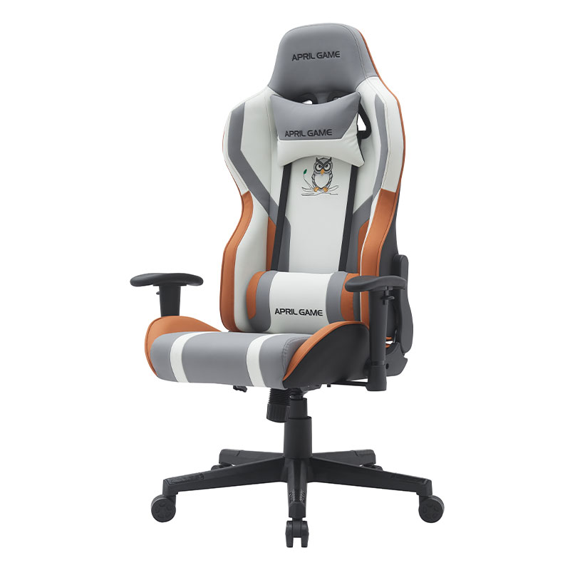 Dyredesign Høyt syntetisk skinn Silla Gamer Svingbar 180 graders tilbakelent, sterk ramme Racing Gamer-stol (T-7121)
