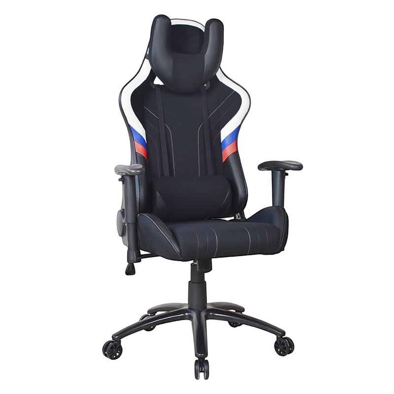 2D armlene svingbar maling metallbase Racing gaming stol (T-7116)