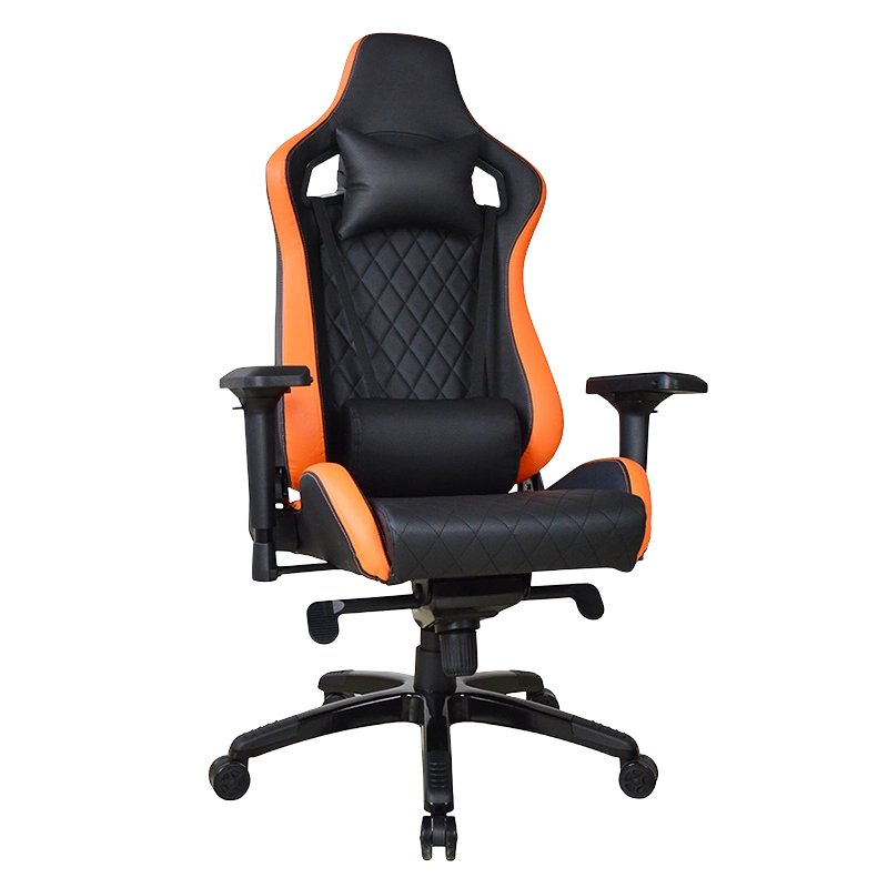 4D armlen synkroniseringsmekanisme High Back Racing King gamer stol (D-8109)