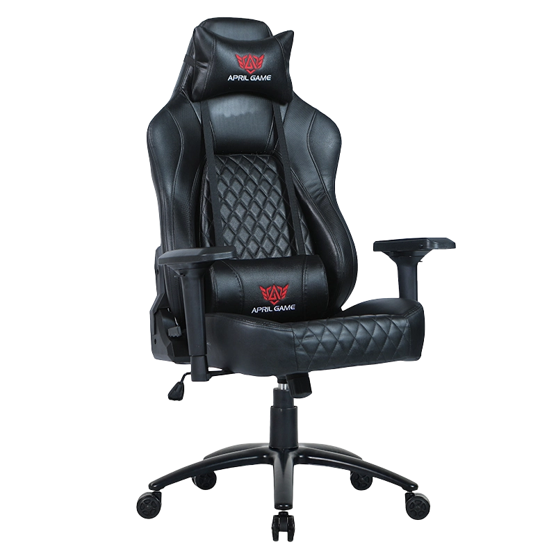 Høy rygg 4D armlen svart maling metall base gaming stol (Y-2520)