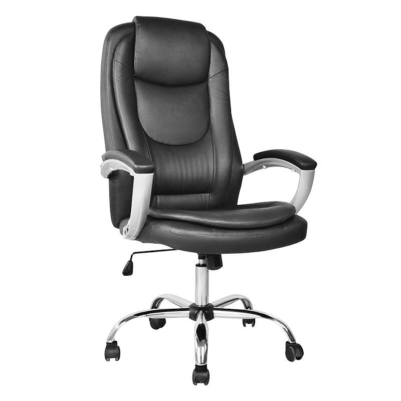 Høy rygg kontorstol med polstret armlen (M-6123)